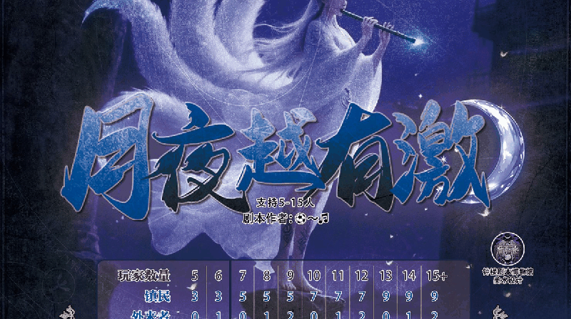 月夜越有激剧本封面