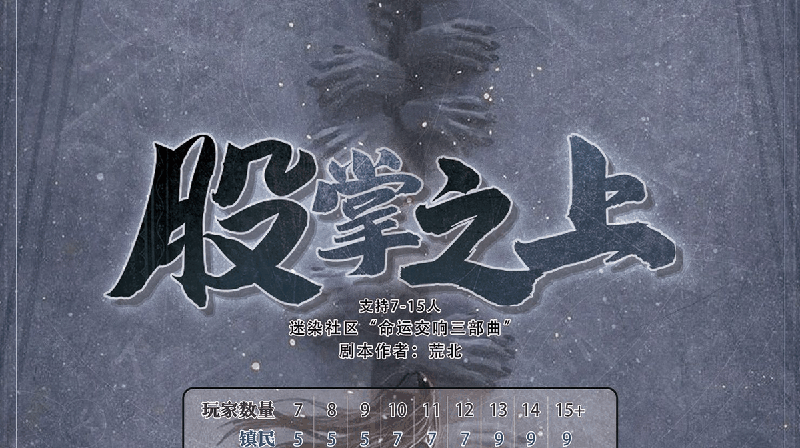股掌之上剧本封面