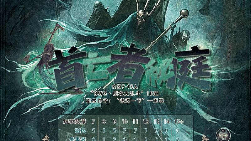 首亡者秘庭剧本封面